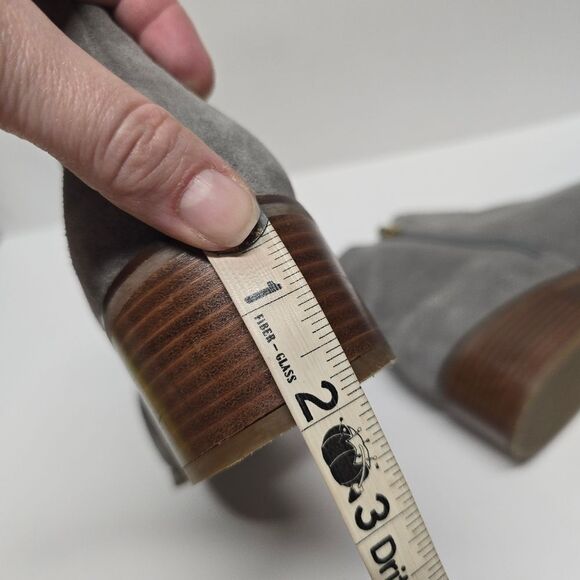 Cole Haan Womens Haidyn Gray Suede Ankle Boots Botties Size 9 - Picture 8 of 8